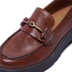 Carl Scarpa Alsenso Tan Leather Loafers